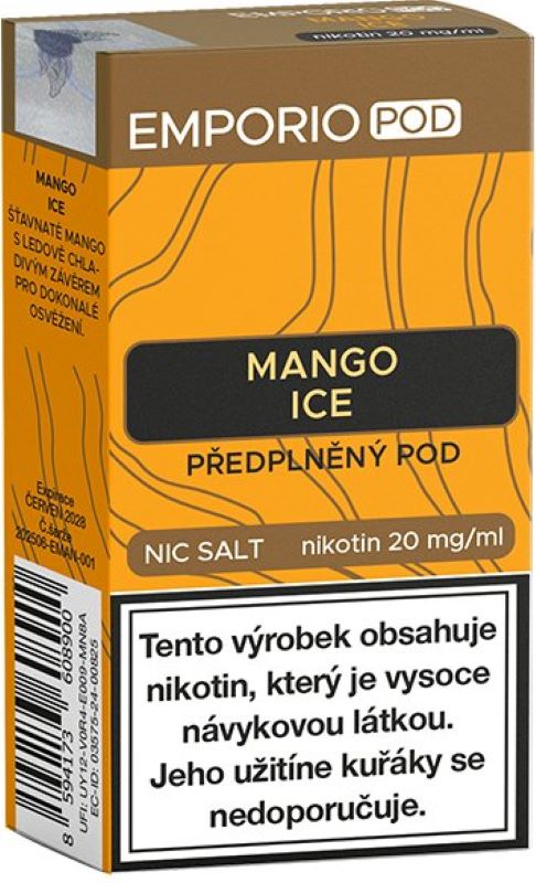 EMPORIO POD cartridge Mango Ice 20mg 1x2 ml