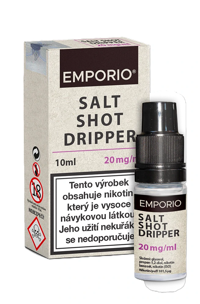EMPORIO SALT SHOT DRIPPER VG70/PG30 10ml - 20mg