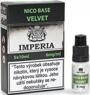 Nico Base Velvet (80VG/20PG)  5x10 ml - 6 mg IMPERIA