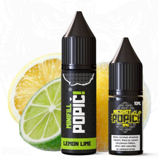 MINIFILL POPIČ! 2v1 - LEMON LIME (CITRUSOVÁ EXPLOZE CITRONU A LIMETKY) 15ML 6MG