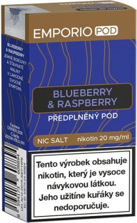 EMPORIO POD cartridge Blueberry & Raspberry 20mg 1x2 ml