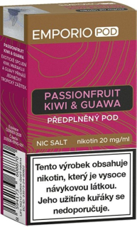 EMPORIO POD cartridge Kiwi, Passionfruit & Guawa 20mg 1x2 ml