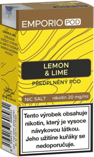 EMPORIO POD cartridge Lemon & Lime 20mg 1x2 ml