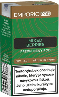 EMPORIO POD cartridge Mixed Berries 20mg 1x2 ml