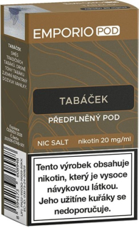 EMPORIO POD cartridge Tabáček 20mg 1x2 ml