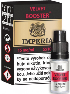 Velvet Booster (80VG/20PG)  5x10 ml - 15 mg IMPERIA