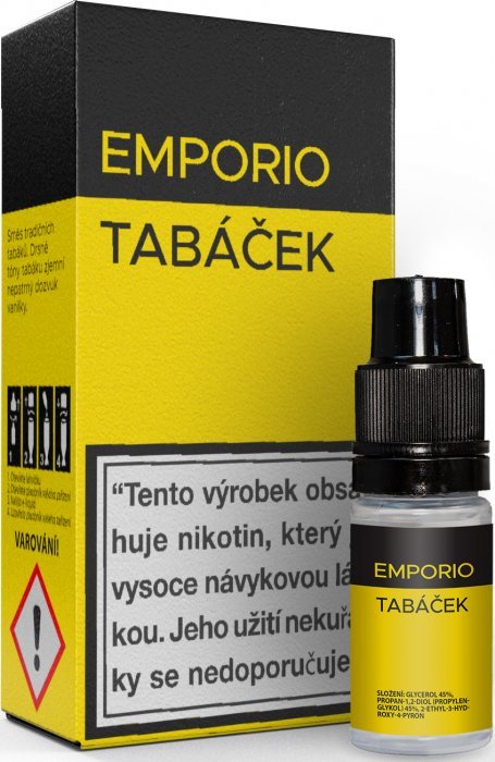 e-liquid EMPORIO Tabáček 10 ml 6 mg